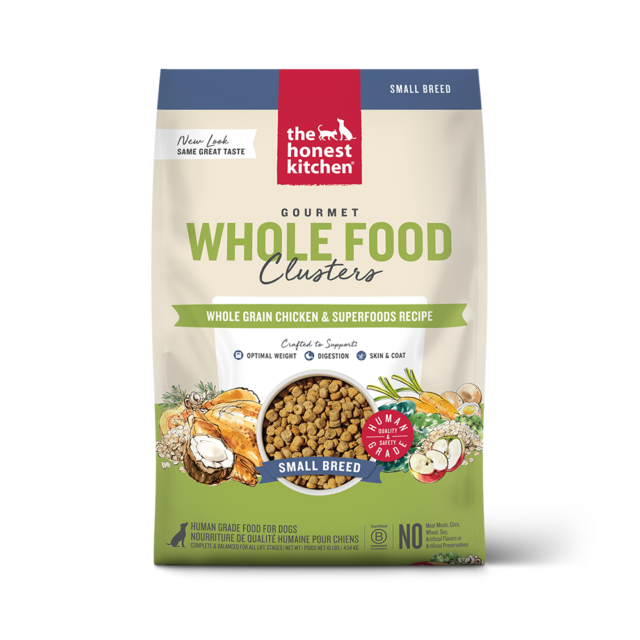 The Honest Kitchen Whole Food Clusters Whole Grain Chicken Dry Dog Food for Small Breeds