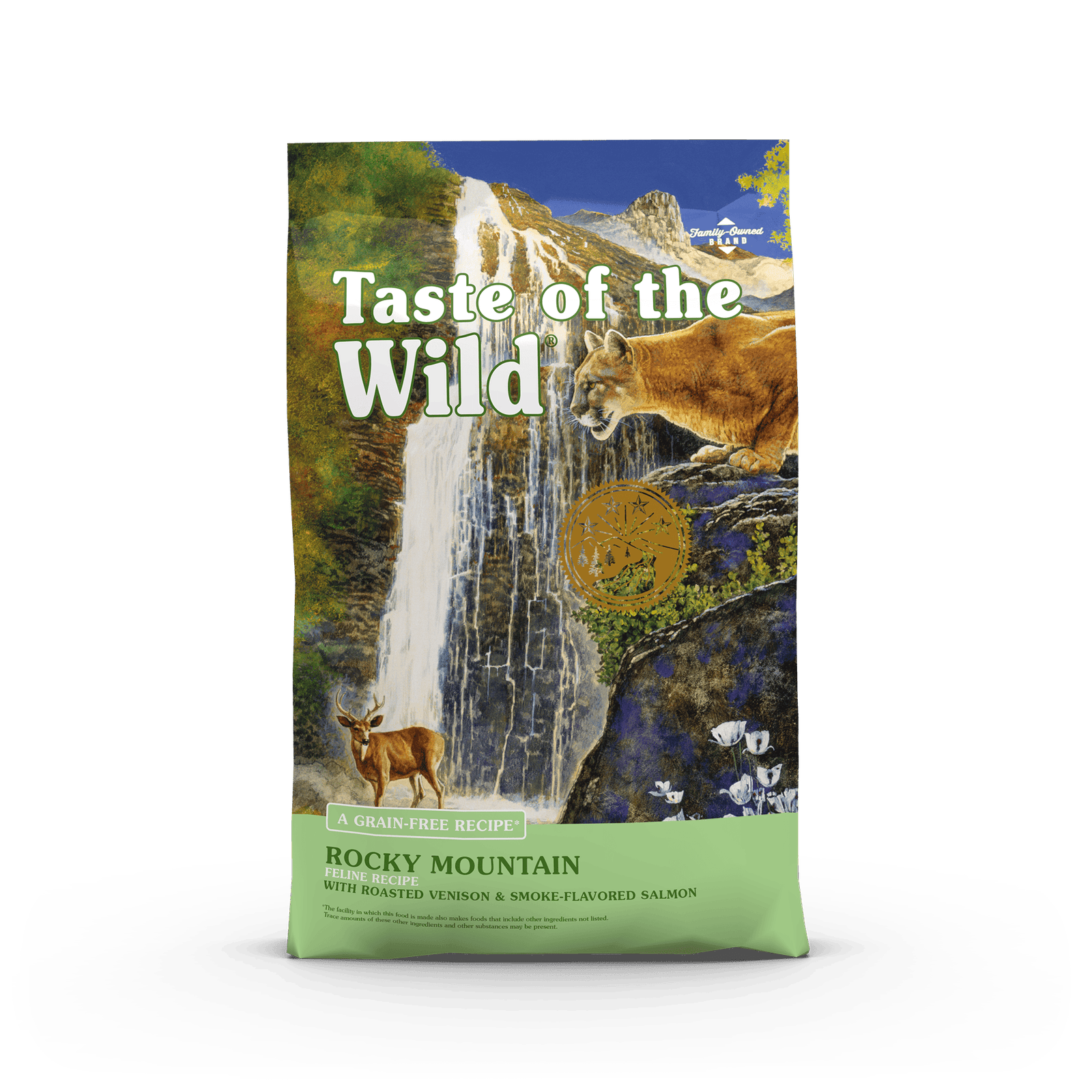 Taste of the Wild Rocky Mountain Feline Recipe with Roasted Venison & Smoke-Flavored Salmon Grain-Free Dry Cat Food