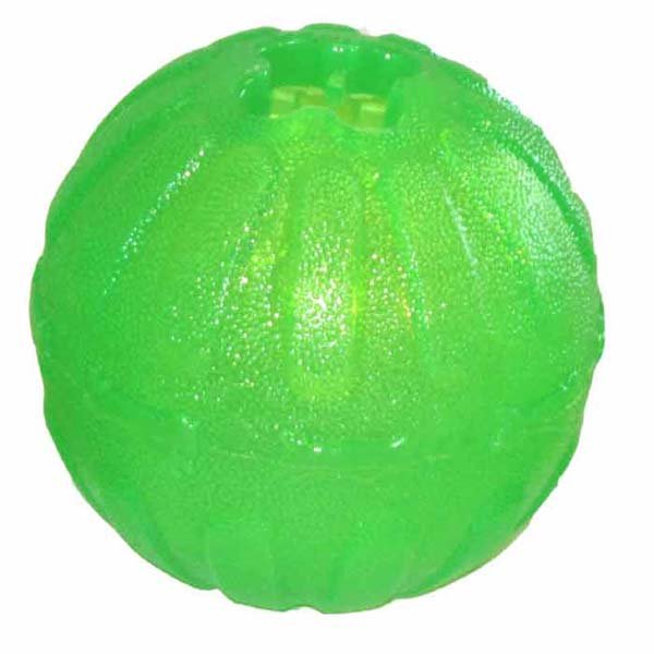 StarMark Everlasting Fun Ball LARGE 4 Treat Dispensing Chew Ball Rubber Dog Toy